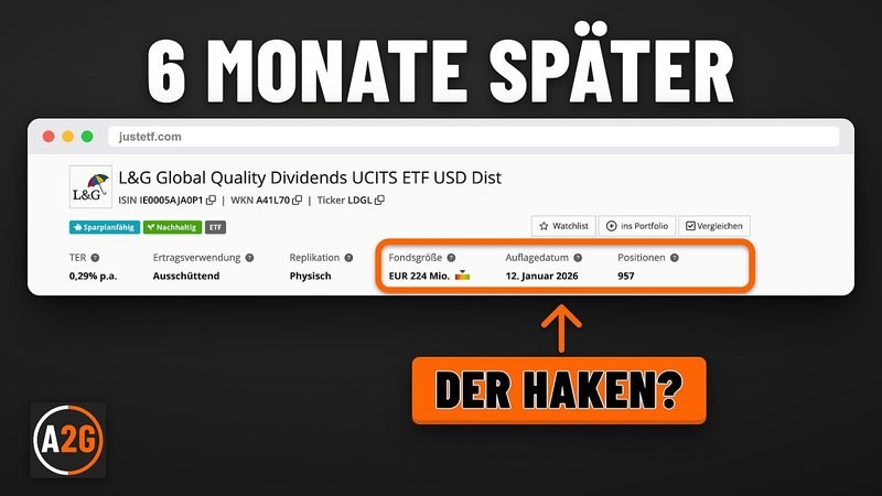 Vorschaubild der Folge: L&G Global Quality Dividends ETF: So viel zahlt er wirklich